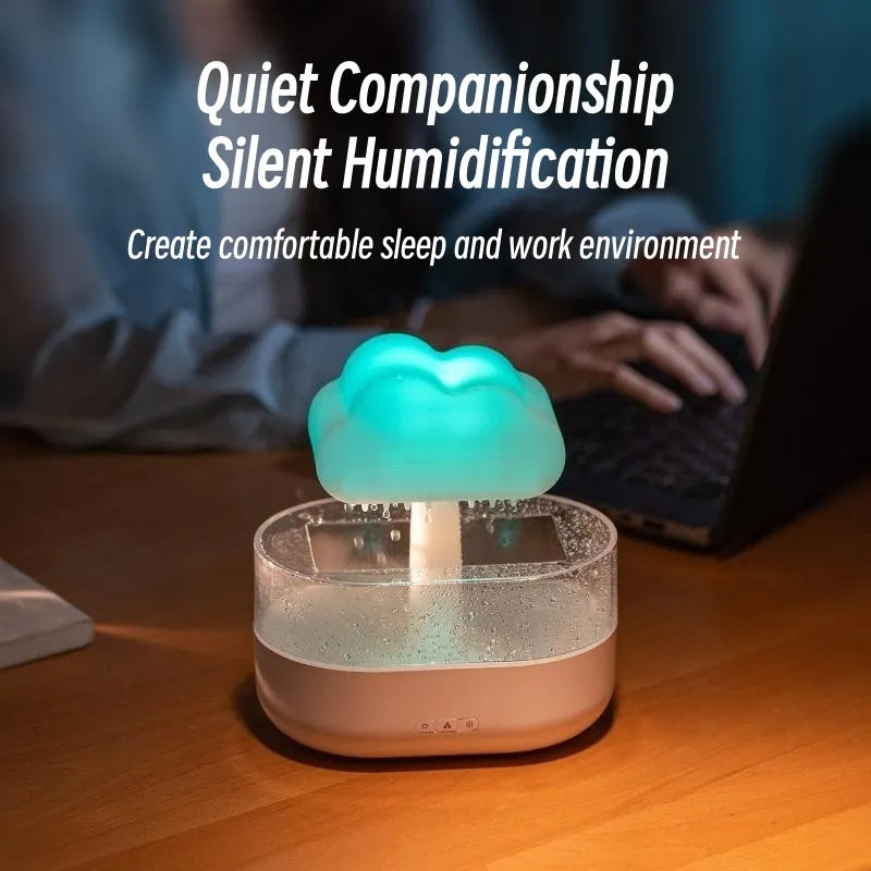 "Rain" Cloud Night Light Humidifier To ease your sleep