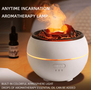 Flame Desk Humidifier - Panda-Fashion